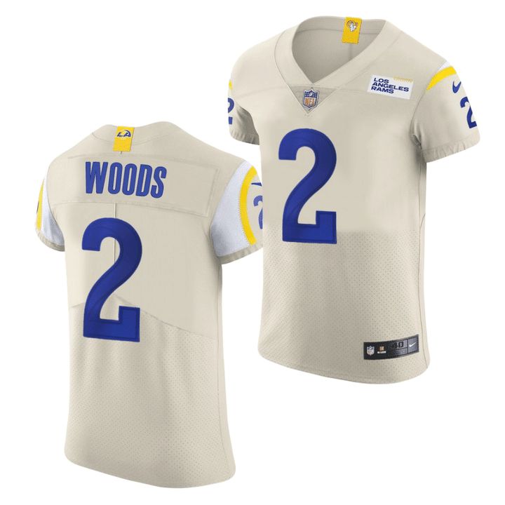 Men Los Angeles Rams #2 Robert Woods Nike Cream Vapor Elite NFL Jersey->los angeles rams->NFL Jersey